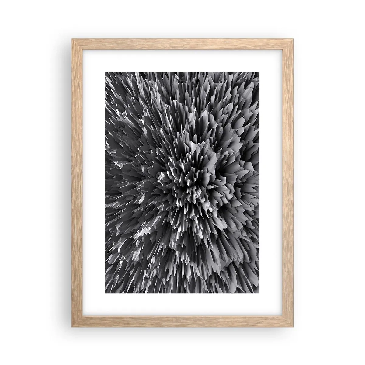 Pôster com moldura de carvalho claro - Não pode ficar mais difícil do que isso - 30x40 cm