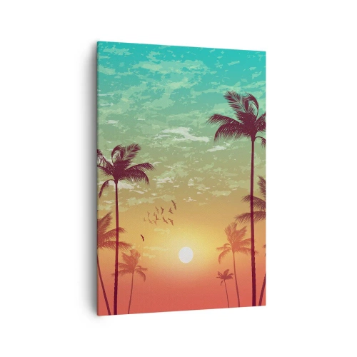 Quadro em tela - Climas tropicais - 70x100 cm