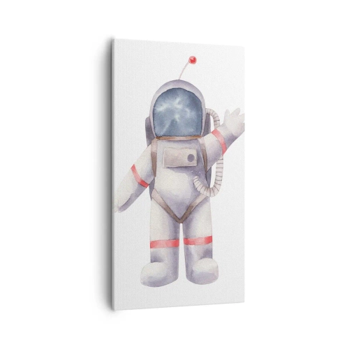 Quadro em tela - Por enquanto é isso! - 55x100 cm