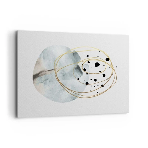 Quadro em tela - No abraço ao espaço - 100x70 cm