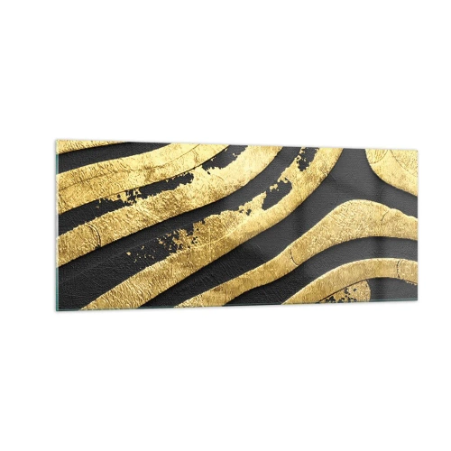 Quadro em vidro - Tudo flui - 100x40 cm