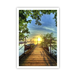 Pôster - Oeste sobre a água - 70x100 cm