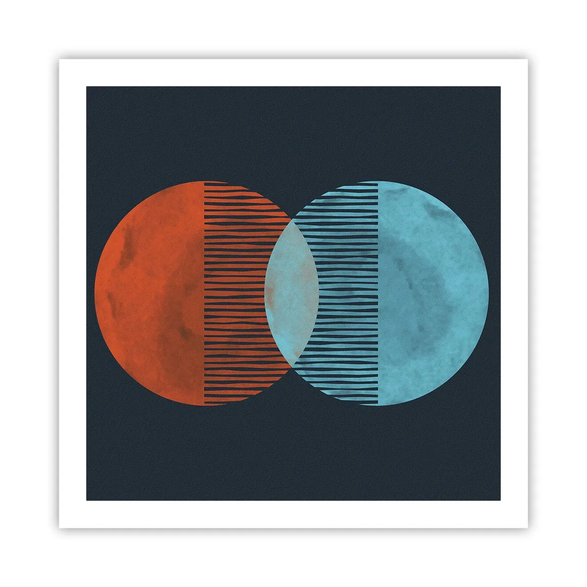 Pôster - Fantasia astronómica - 60x60 cm