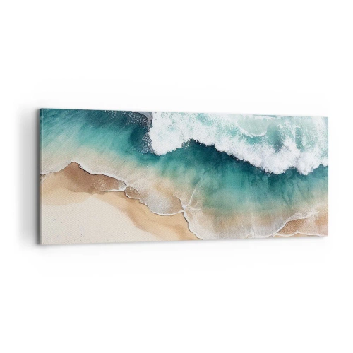 Quadro em tela - O eterno encontro - 100x40 cm