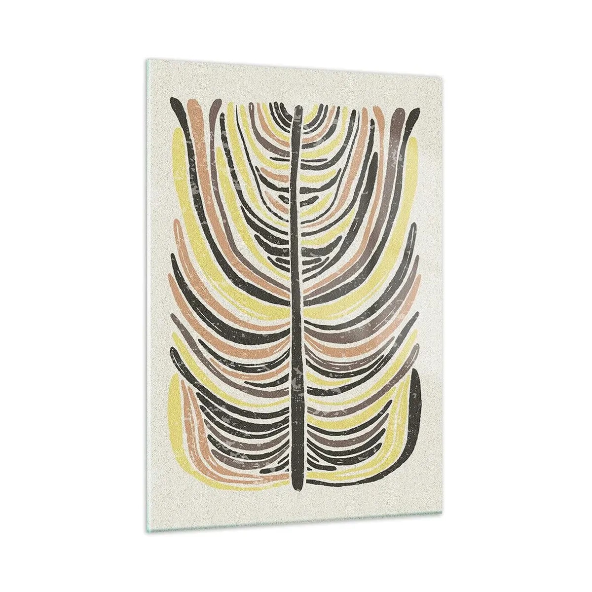 Quadro em vidro - Abstração cheia de vida - 50x70 cm