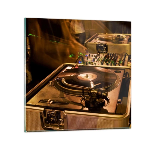 Quadro em vidro - Sente esse poder? - 30x30 cm