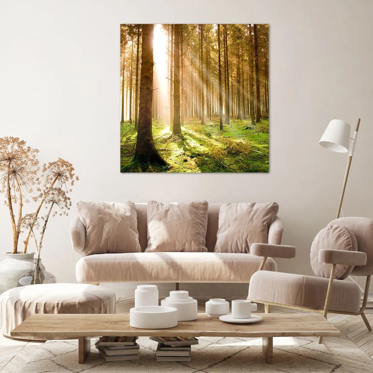 Quadro em tela - Os elfos estão prestes a aparecer - 50x50 cm