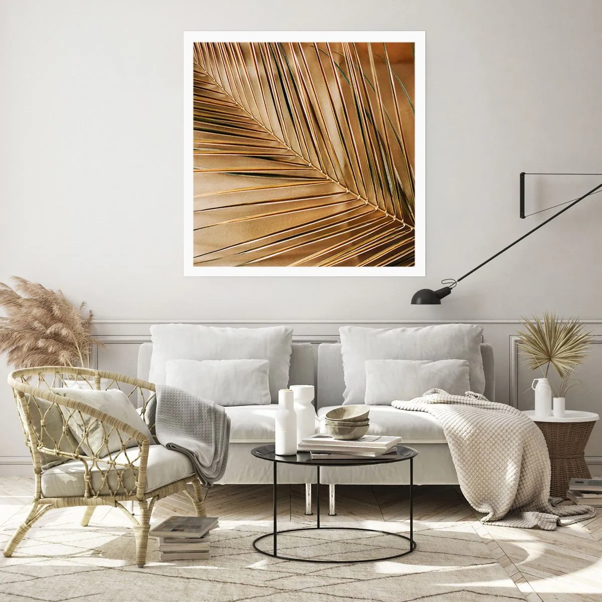 Pôster - Colunata natural - 60x60 cm