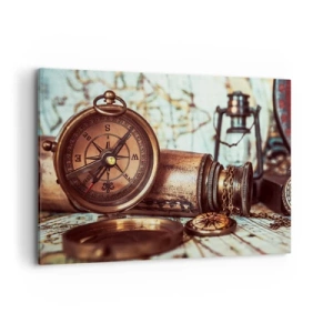 Quadro em tela - Uma aventura pirata no Caribe - 120x80 cm