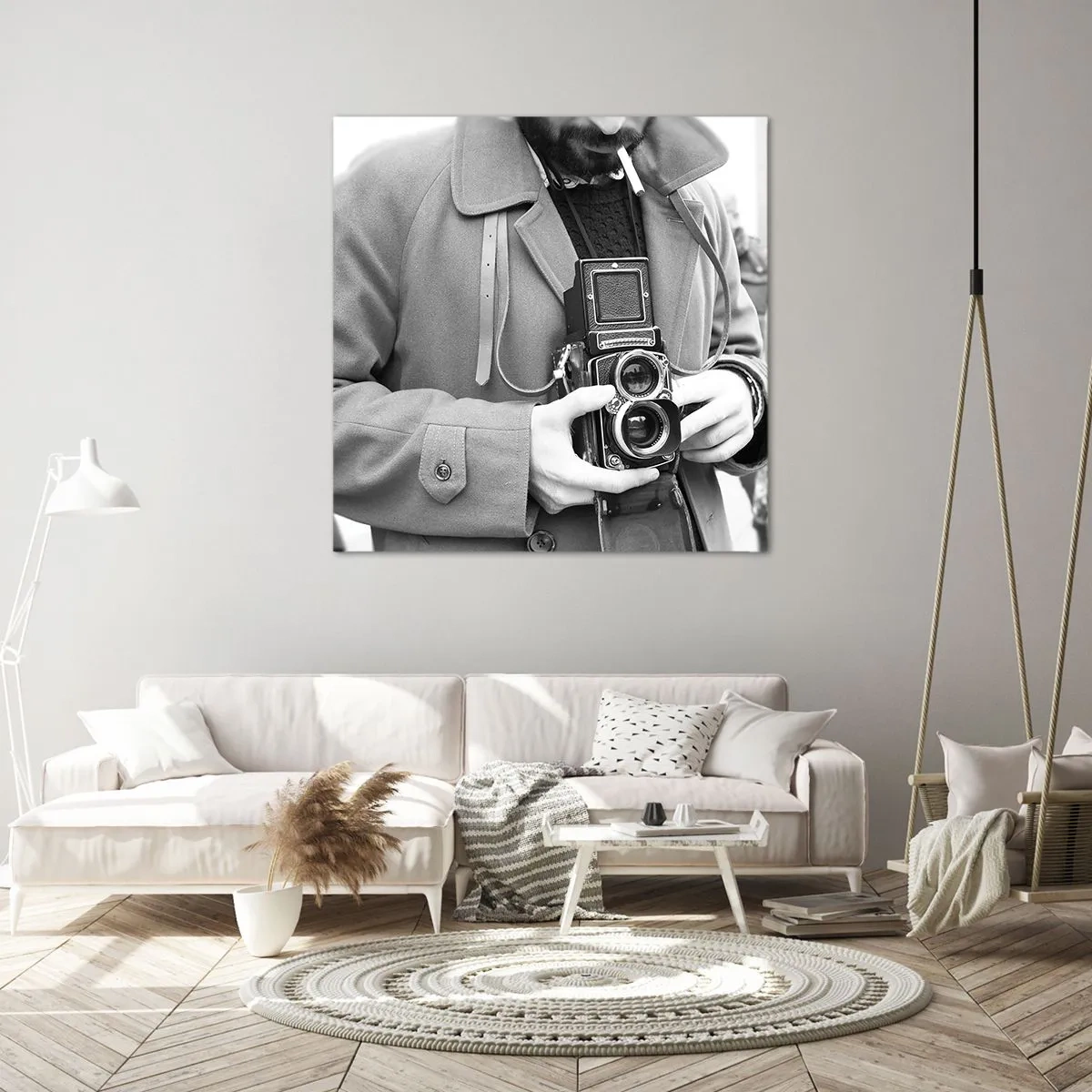Quadro em tela - Estilo retro - 50x50 cm