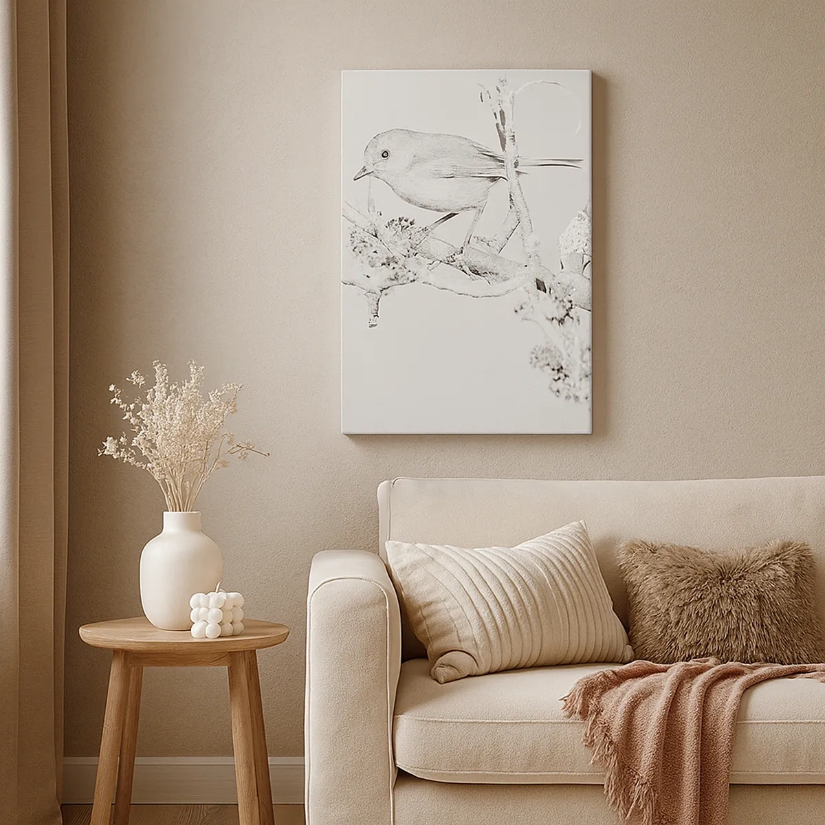 Quadro em tela - Manhã de inverno - 50x70 cm