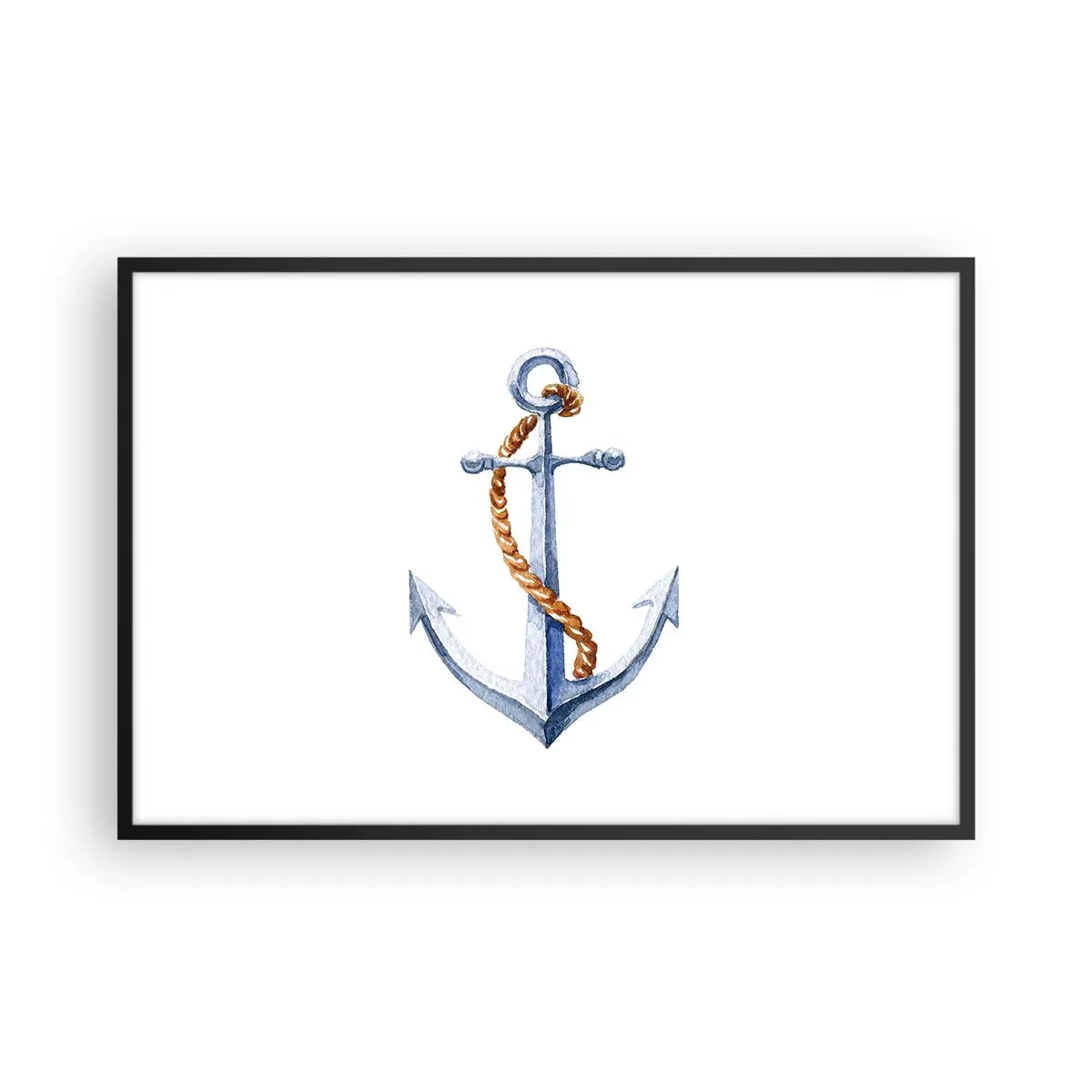 Pôster com moldura preta - Ahoy aventura! - 91x61 cm