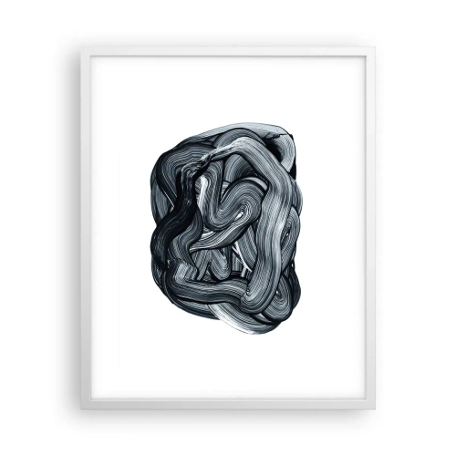 Pôster em moldura branca - Não é assim tão simples - 40x50 cm