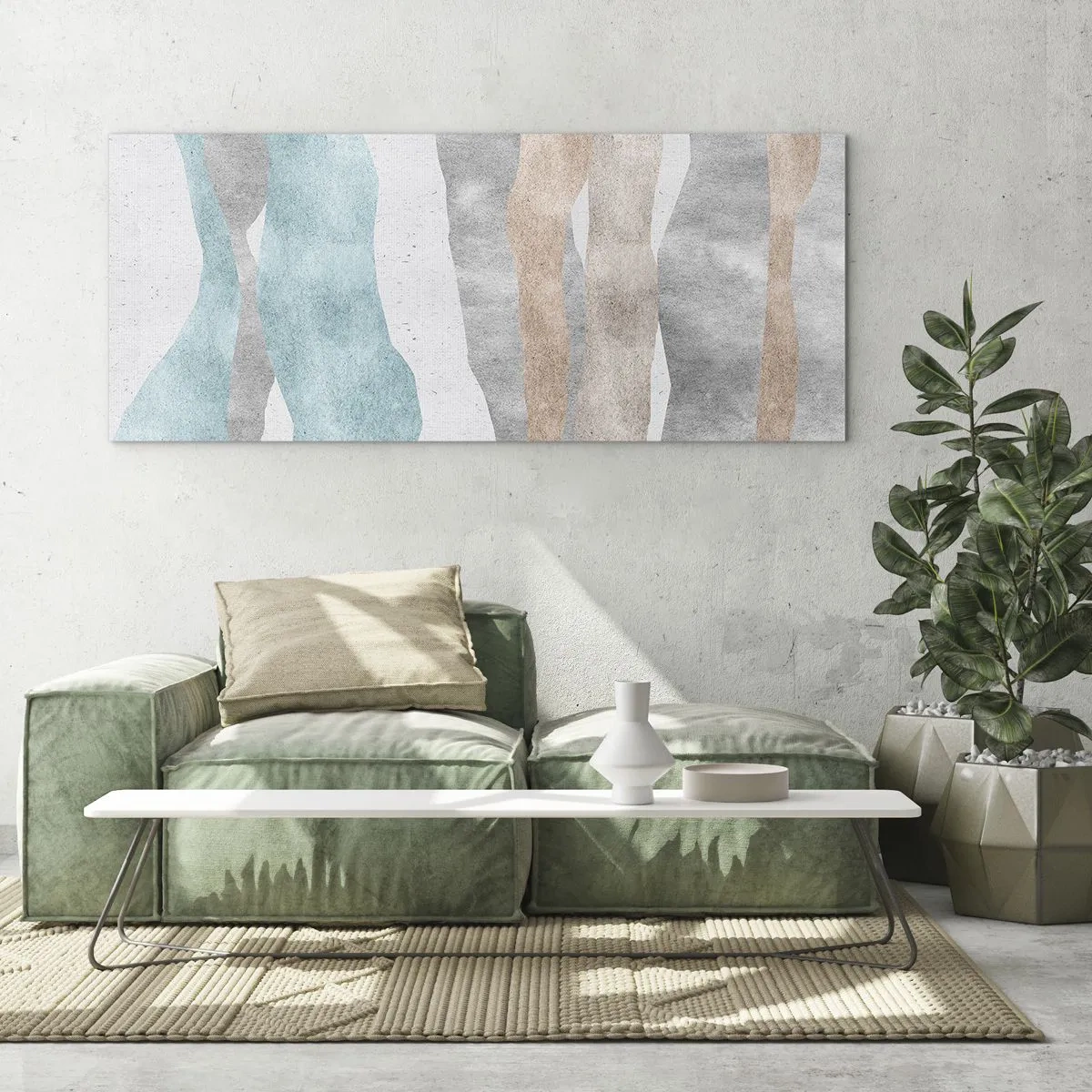 Quadro em vidro - Um estudo de proximidade - 100x40 cm
