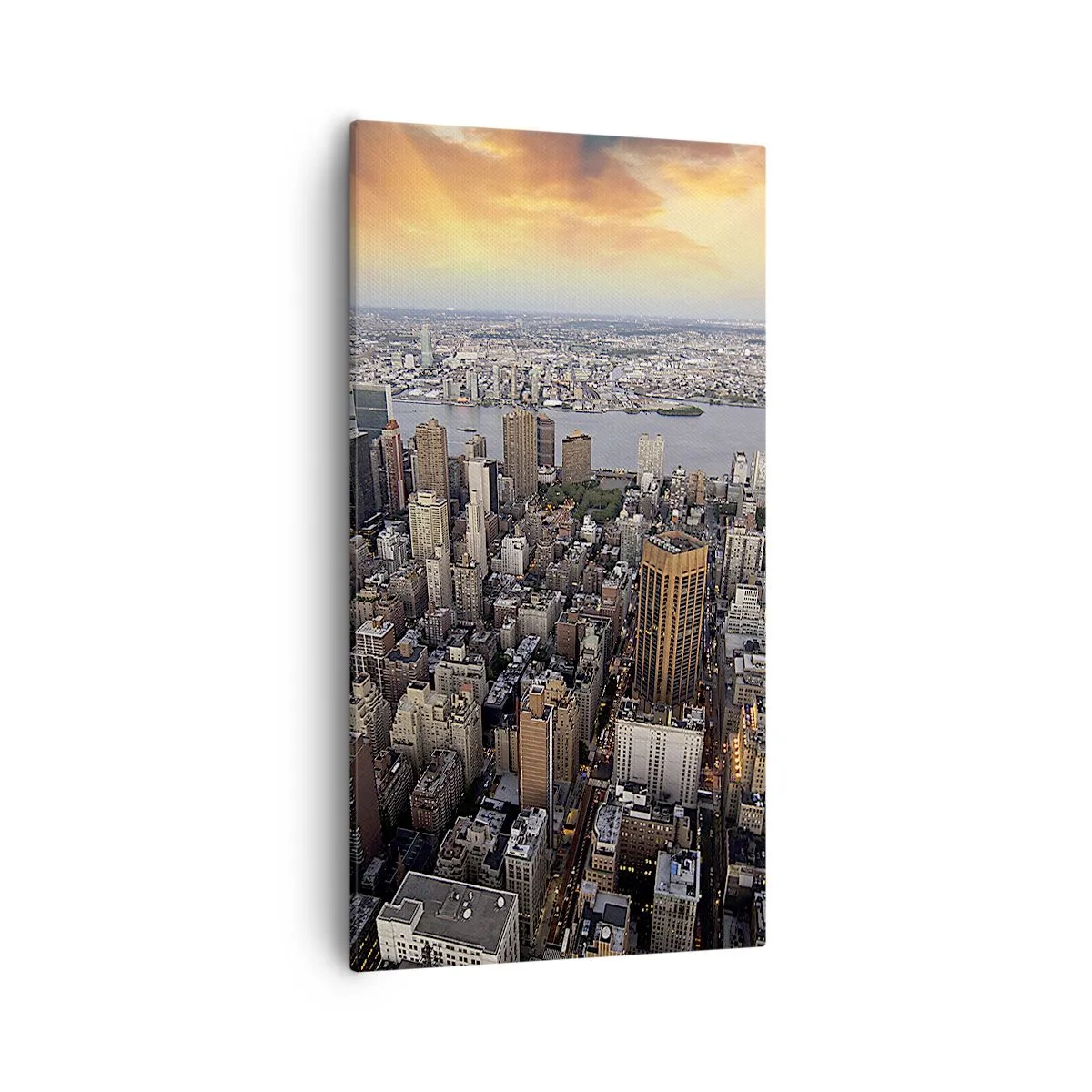 Quadro em tela - O coração pulsante do nosso tempo - 55x100 cm