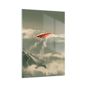 Quadro em vidro - O pioneiro destemido - 50x70 cm