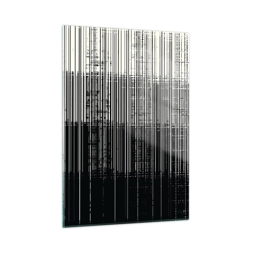 Quadro em vidro - Ondas e vibrações - 50x70 cm