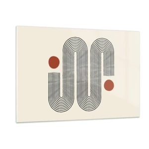 Quadro em vidro - Do início ao fim - 120x80 cm