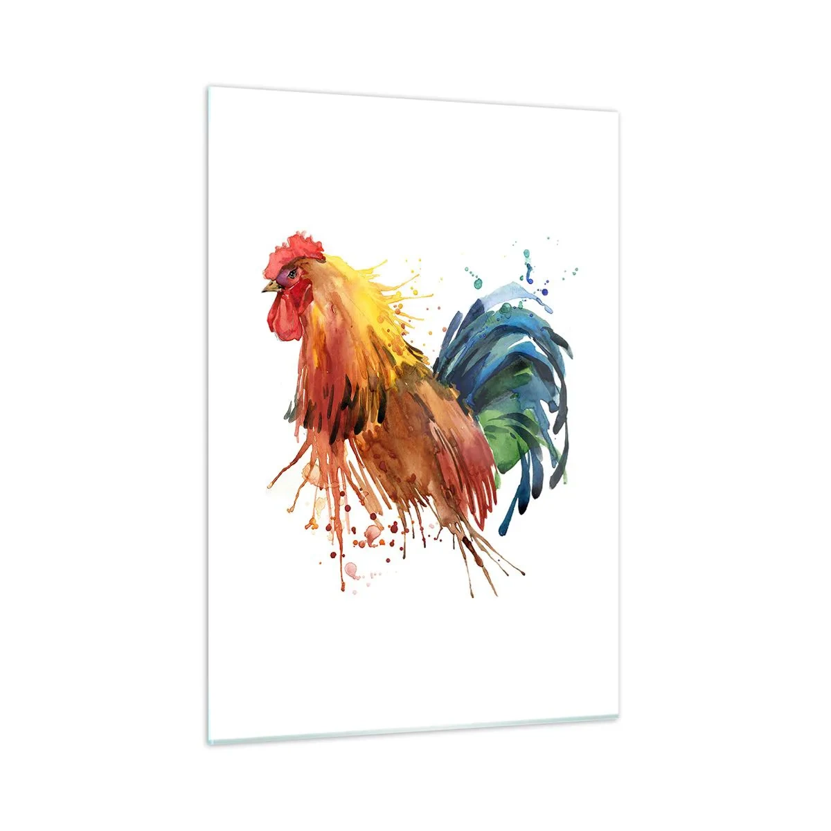 Quadro em vidro - Manto real, orgulho real - 50x70 cm