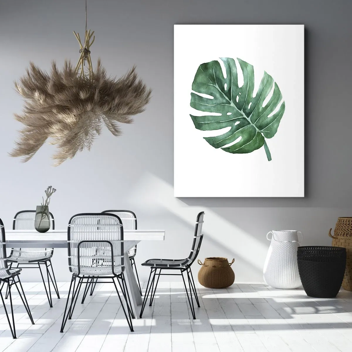 Quadro em tela - Conceito verde - 50x70 cm