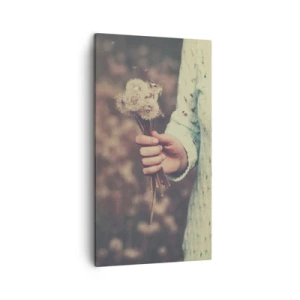 Quadro em tela - Fique com isto, por favor - 45x80 cm