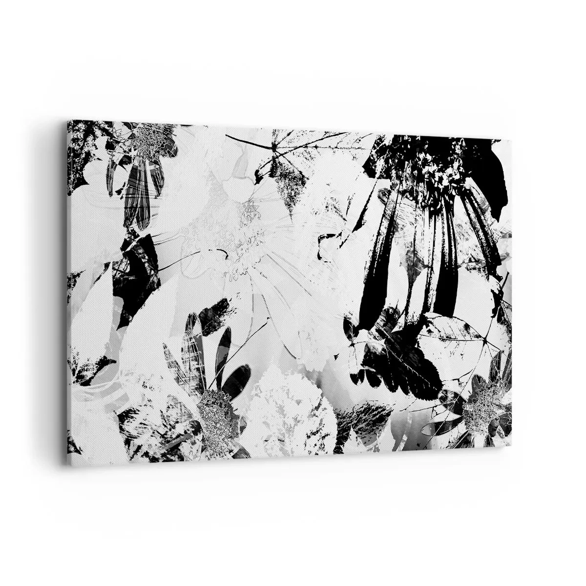 Quadro em tela - Outono a preto e branco - 100x70 cm