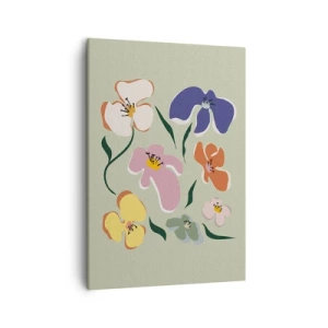 Quadro em tela - Amores-perfeitos para seu irmão - 50x70 cm