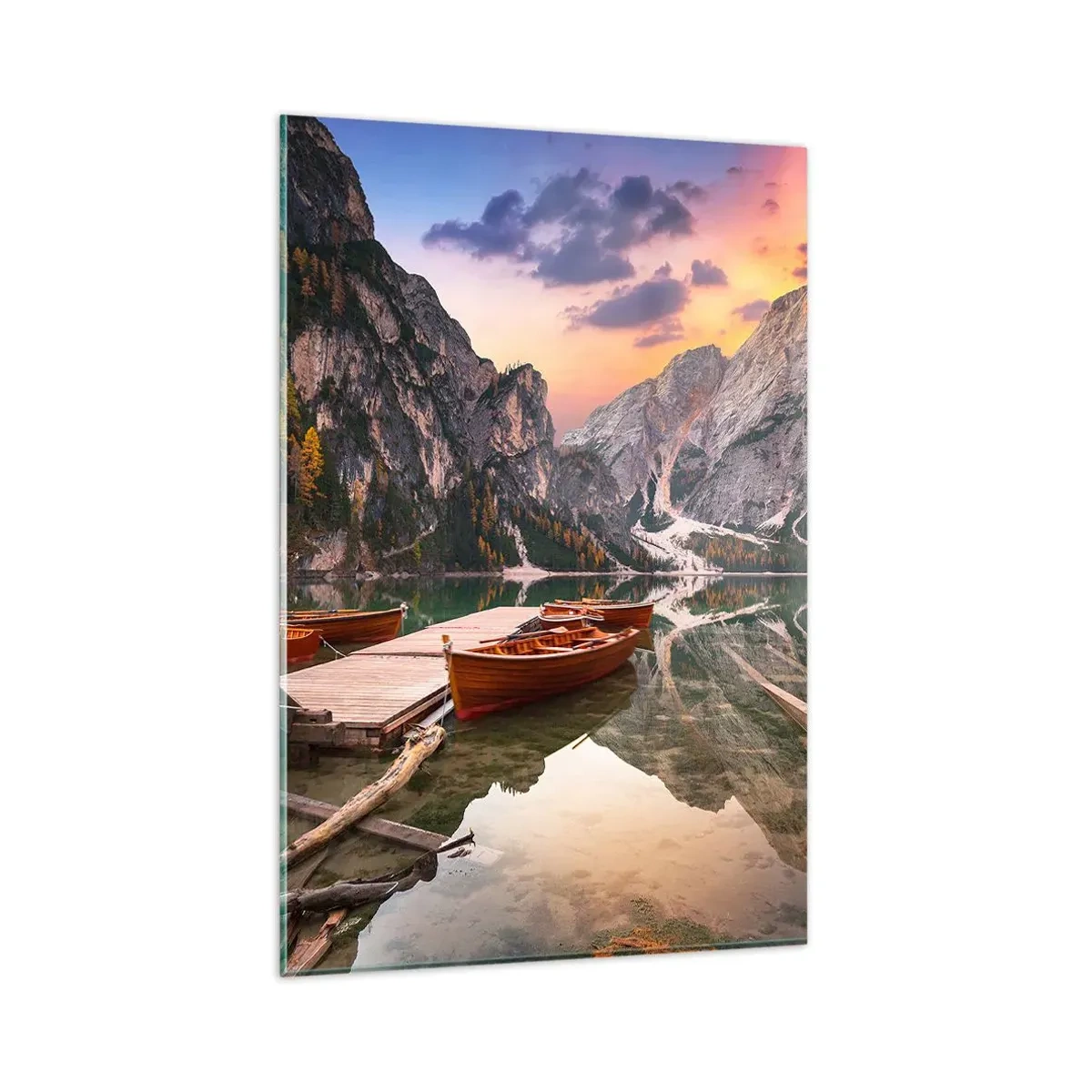 Quadro em vidro - A promessa do dia - 80x120 cm