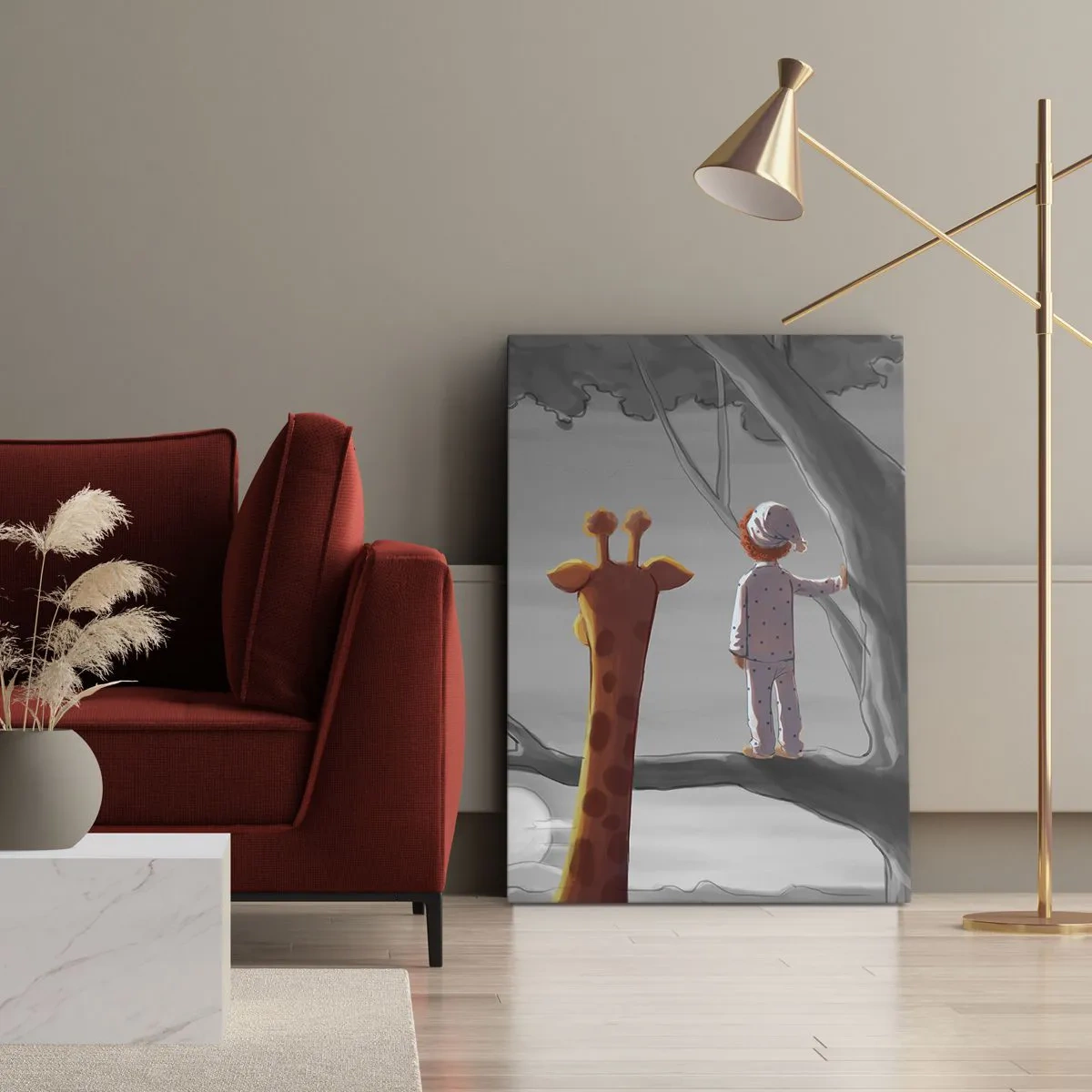 Quadro em tela - Isso está realmente acontecendo - 45x80 cm