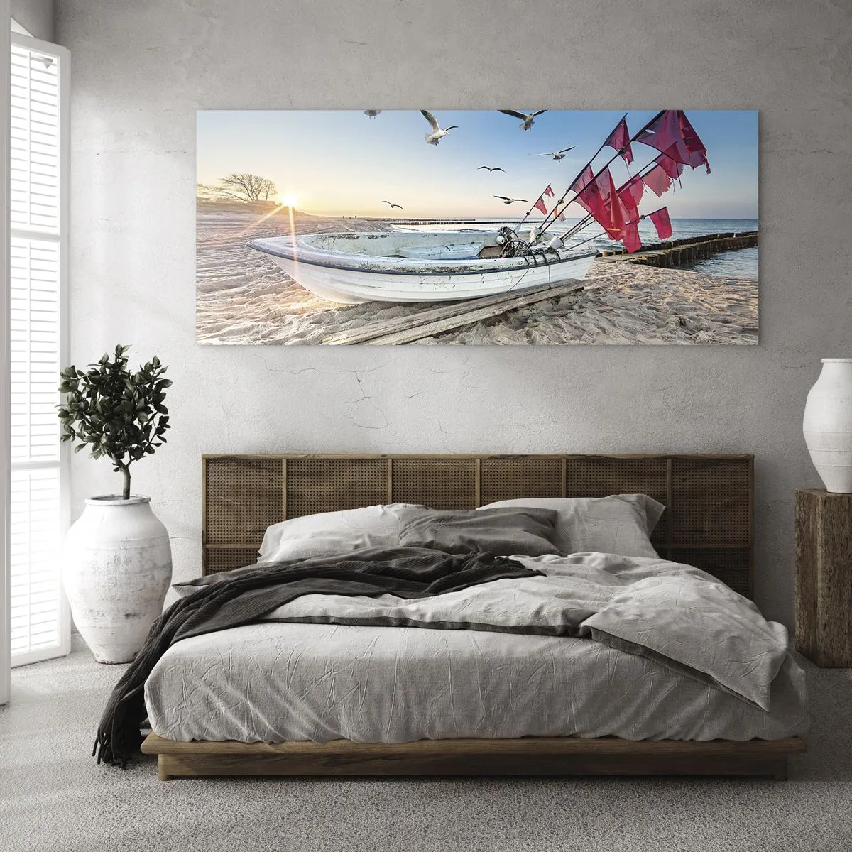 Quadro em vidro - Um merecido descanso - 120x50 cm