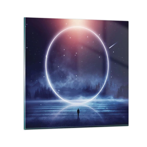 Quadro em vidro - Eles já estão aqui... - 40x40 cm