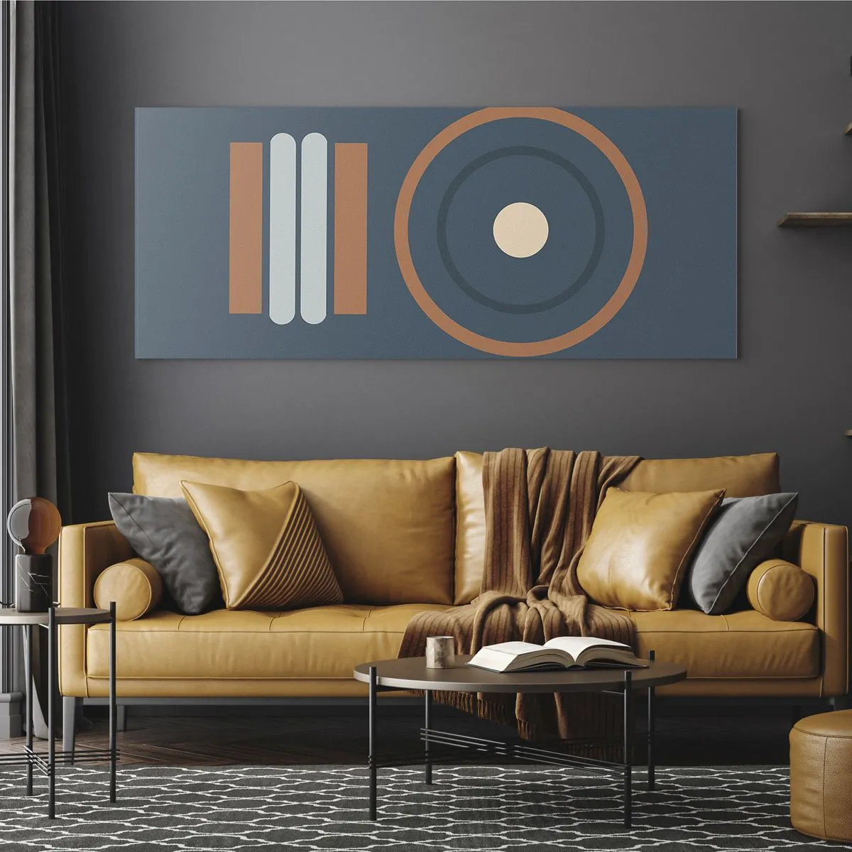 Quadro em vidro - A essência da questão - 100x40 cm