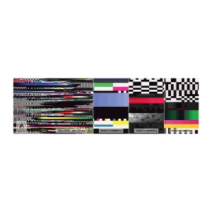 Amostra de papel de parede autocolante Deluxe Sticker - A imagem da realidade - Abstração, Pedaço, Ruído digital - 100x30 cm