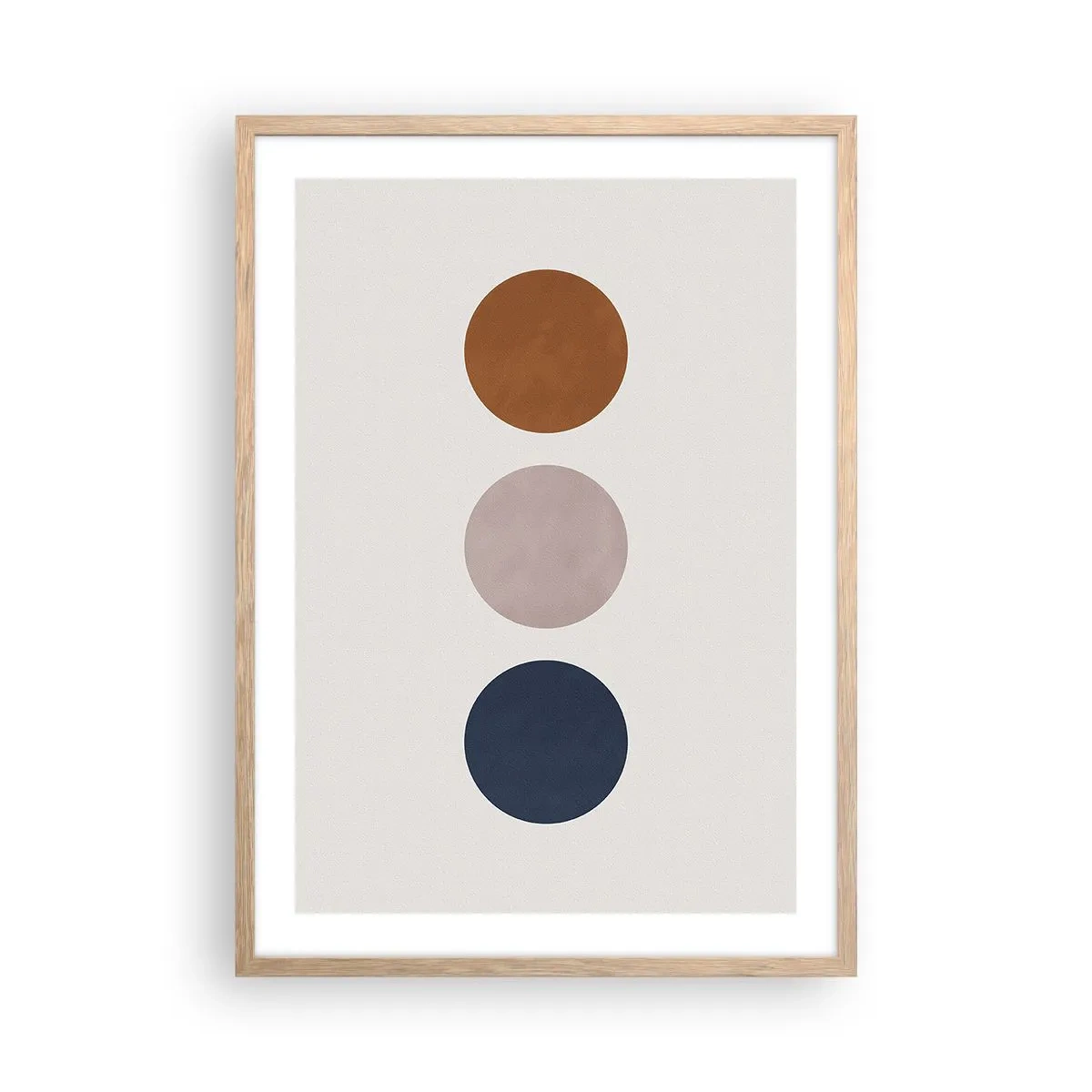 Pôster com moldura de carvalho claro - Um símbolo de excelência - 50x70 cm