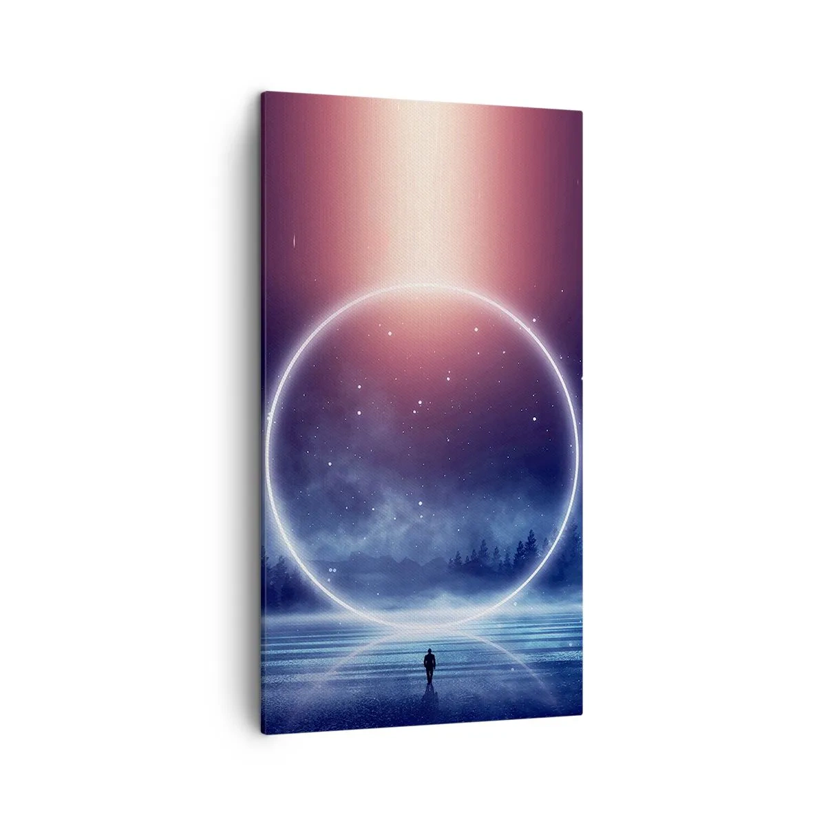 Quadro em tela - Eles já estão aqui... - 45x80 cm