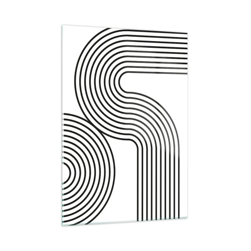 Quadro em vidro - Na curva - 50x70 cm