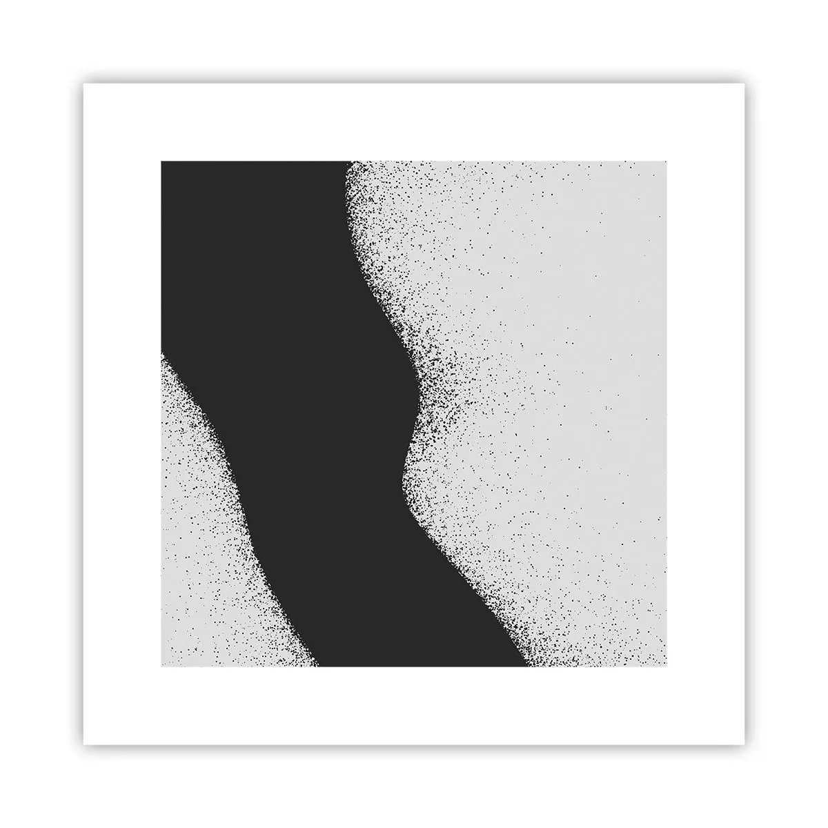 Pôster - Equilíbrio suave - 30x30 cm