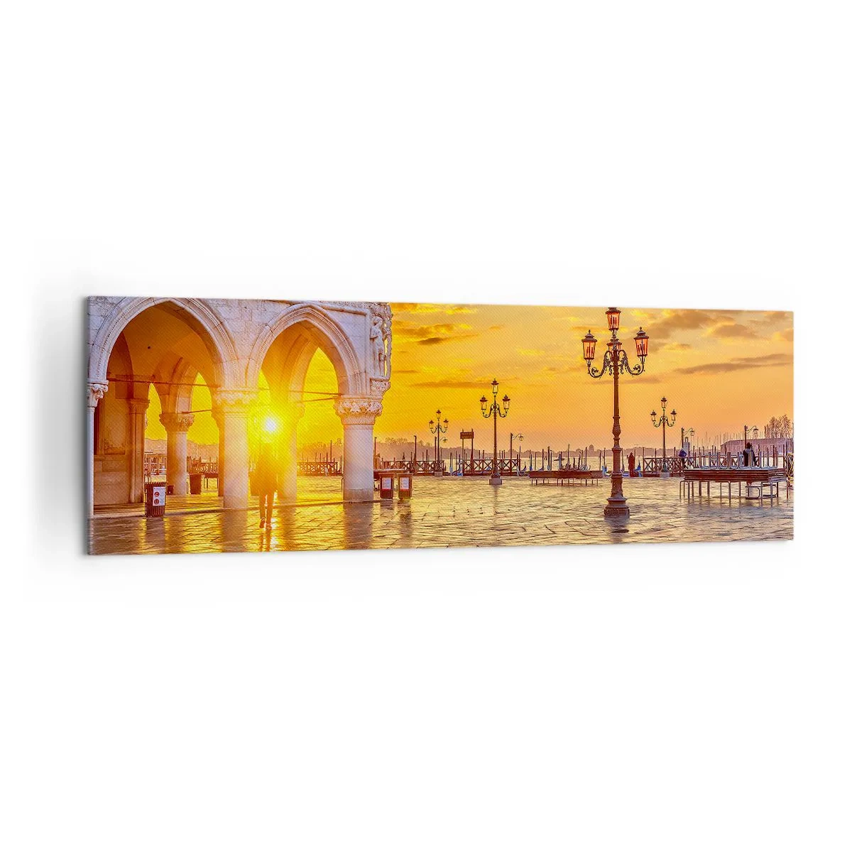 Quadro em tela - Onde está todo mundo? - 160x50 cm