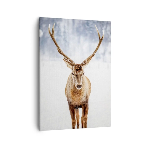 Quadro em tela - Direto da névoa de neve - 50x70 cm