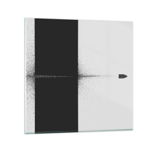 Quadro em vidro - Direto para o destino - 40x40 cm