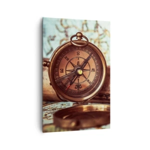 Quadro em tela - Uma aventura pirata no Caribe - 80x120 cm