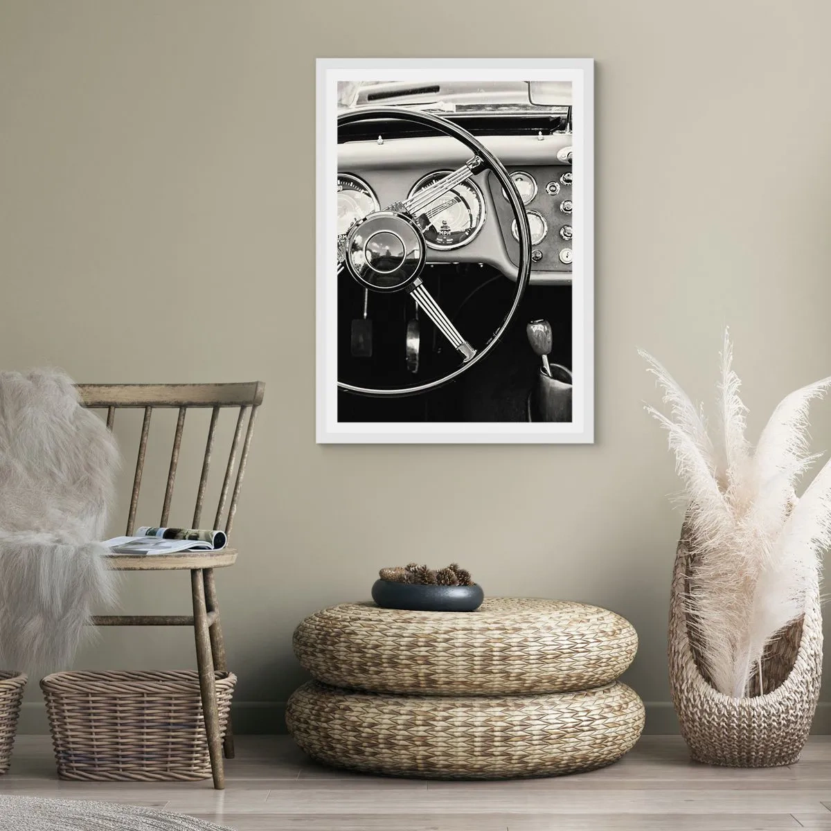 Pôster em moldura branca - Um sonho de colecionador - 70x100 cm