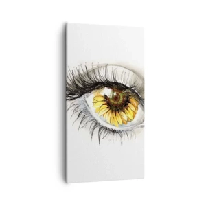 Quadro em tela - Um olhar tão quente como o verão - 55x100 cm