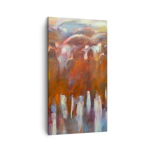Quadro em tela - Iguais na chuva e no nevoeiro - 45x80 cm