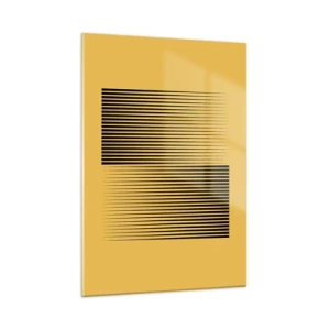 Quadro em vidro - Quadratura de opostos - 50x70 cm