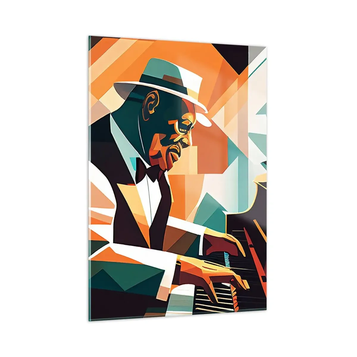Quadro em vidro - Todo aquele jazz - 50x70 cm