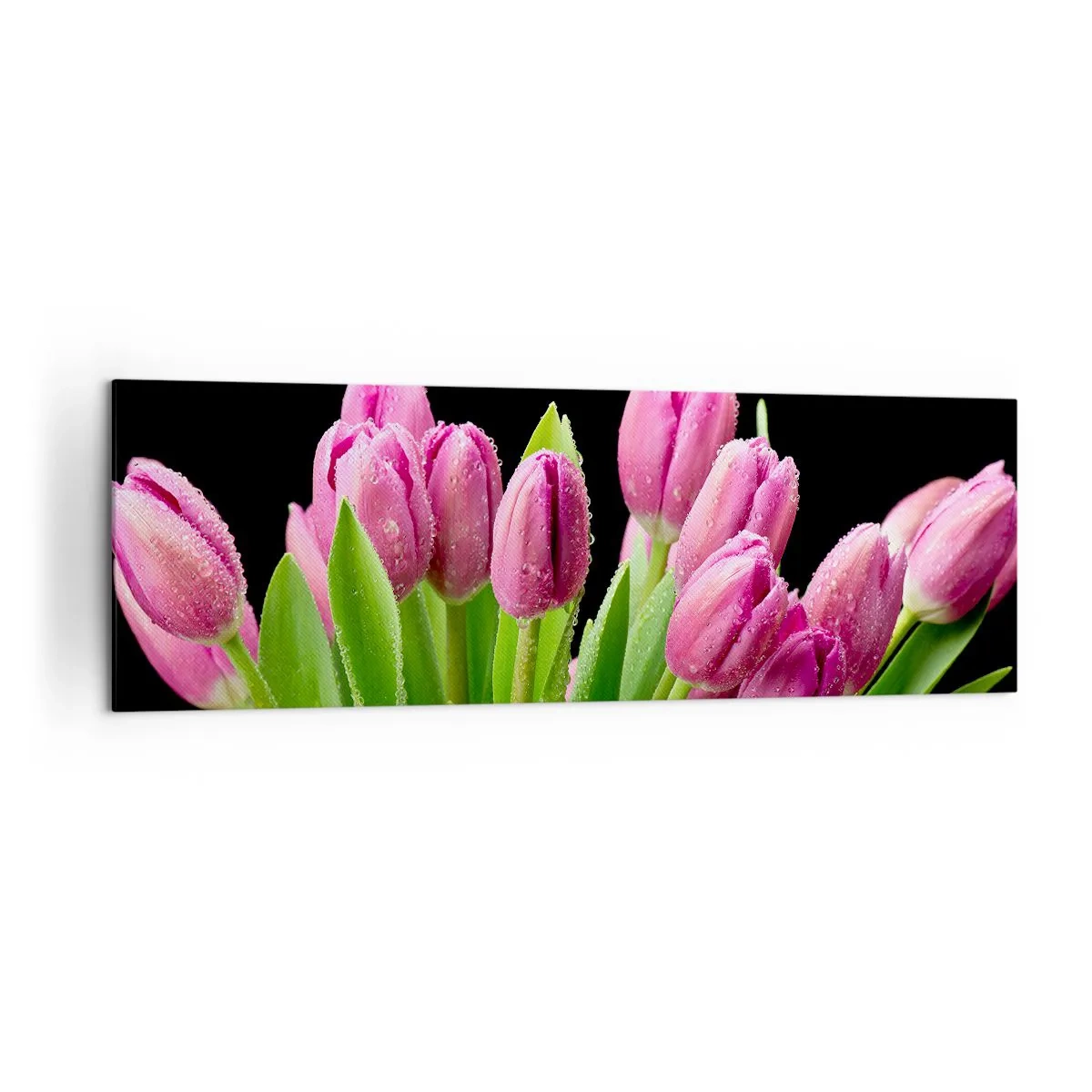 Quadro em tela - Alegria lilás da primavera - 160x50 cm