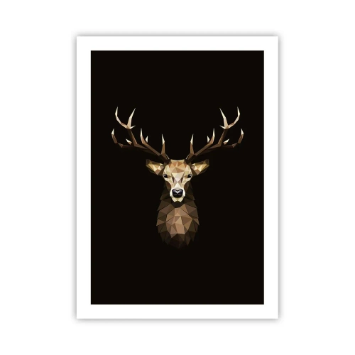 Pôster - Veado cubista - 50x70 cm
