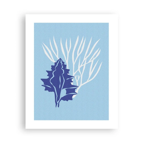 Pôster - Formas folhosas - 40x50 cm