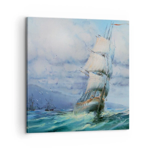 Quadro em tela - Bons ventos - 60x60 cm